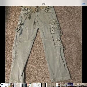 Men's Cargo Pants - Olive Green
